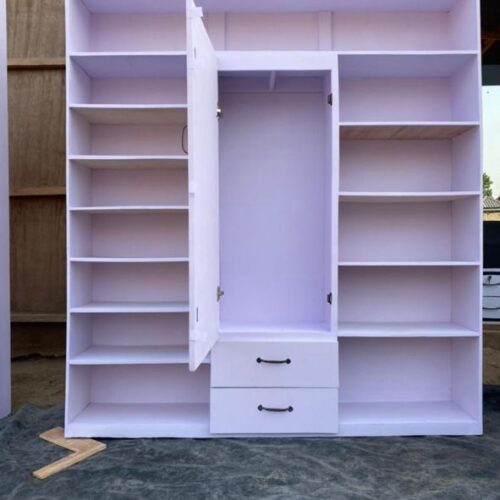 Shoe Rack + Single door wardrobe