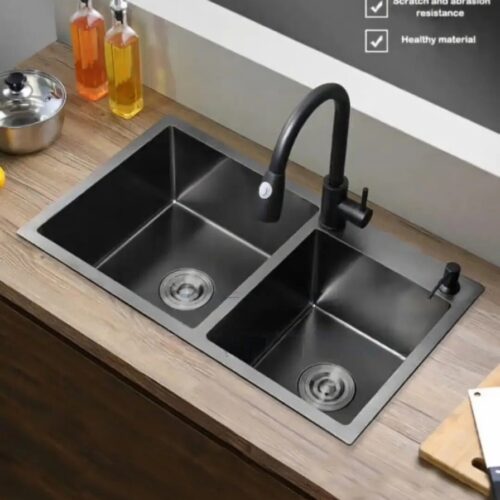 Kitchen Sink Black Double