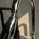 Pullup single sink tap