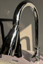 Pullup single sink tap