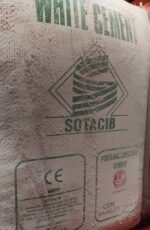 White cement 50 kg 450 per bag